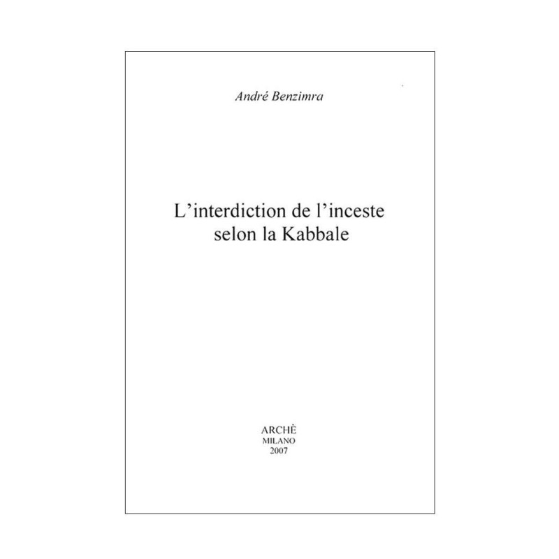 L’interdiction de l'inceste selon la Kabbale