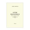 Lettre philosophique très estimée de ceux qui se plaisent aux vérités hermétiques.