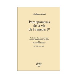 Paralipomènes de la vie de François Ier