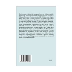 Des doctrines de Platon et d’Aristote concernant les choses naturelles, et de leur accord et d saccord sur ces doctrines