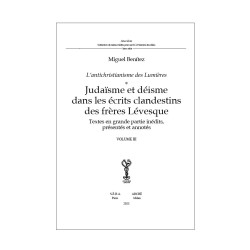 Judaïsme et déisme dans les écrits clandestins des frères Lévesque