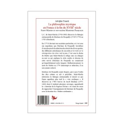 La Philosophie mystique en France à la fin du XVIIIe siècle